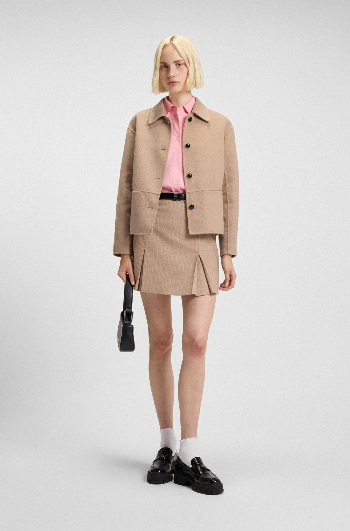 RELAXED-FIT JACKET WITH BUTTON FRONT - 3