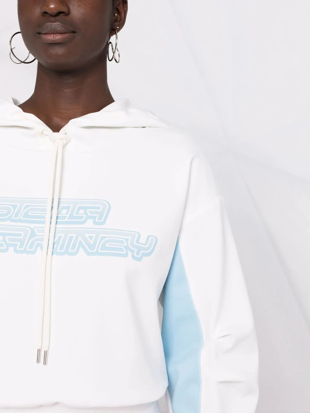 logo-print cotton-jersey hoodie - 5