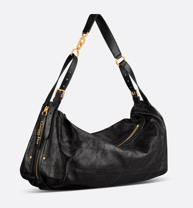 Large D-Journey Crinkled Calfskin Bag 1