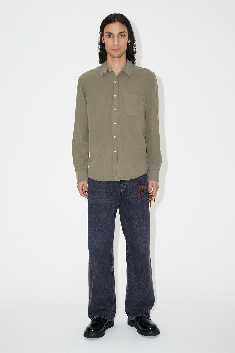 Our Legacy Classic Shirt Peafowl Silk Noil outlook