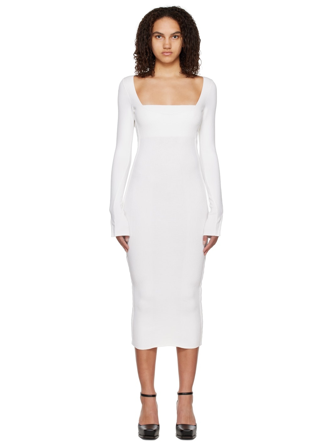 Off-White Collette Midi Dress - 1