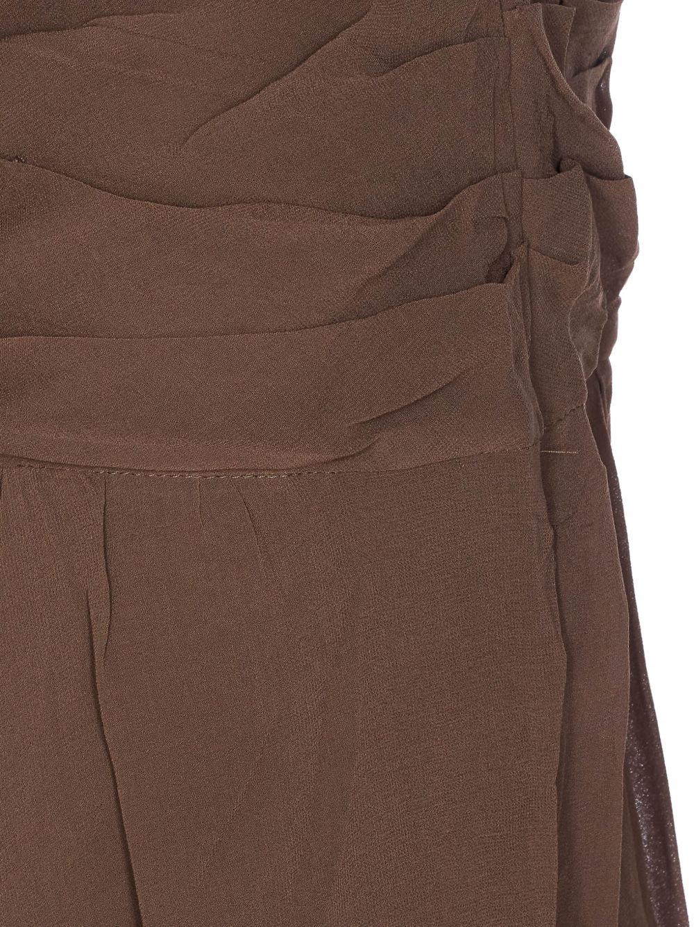 flounced asymmetric mini skirt - 4