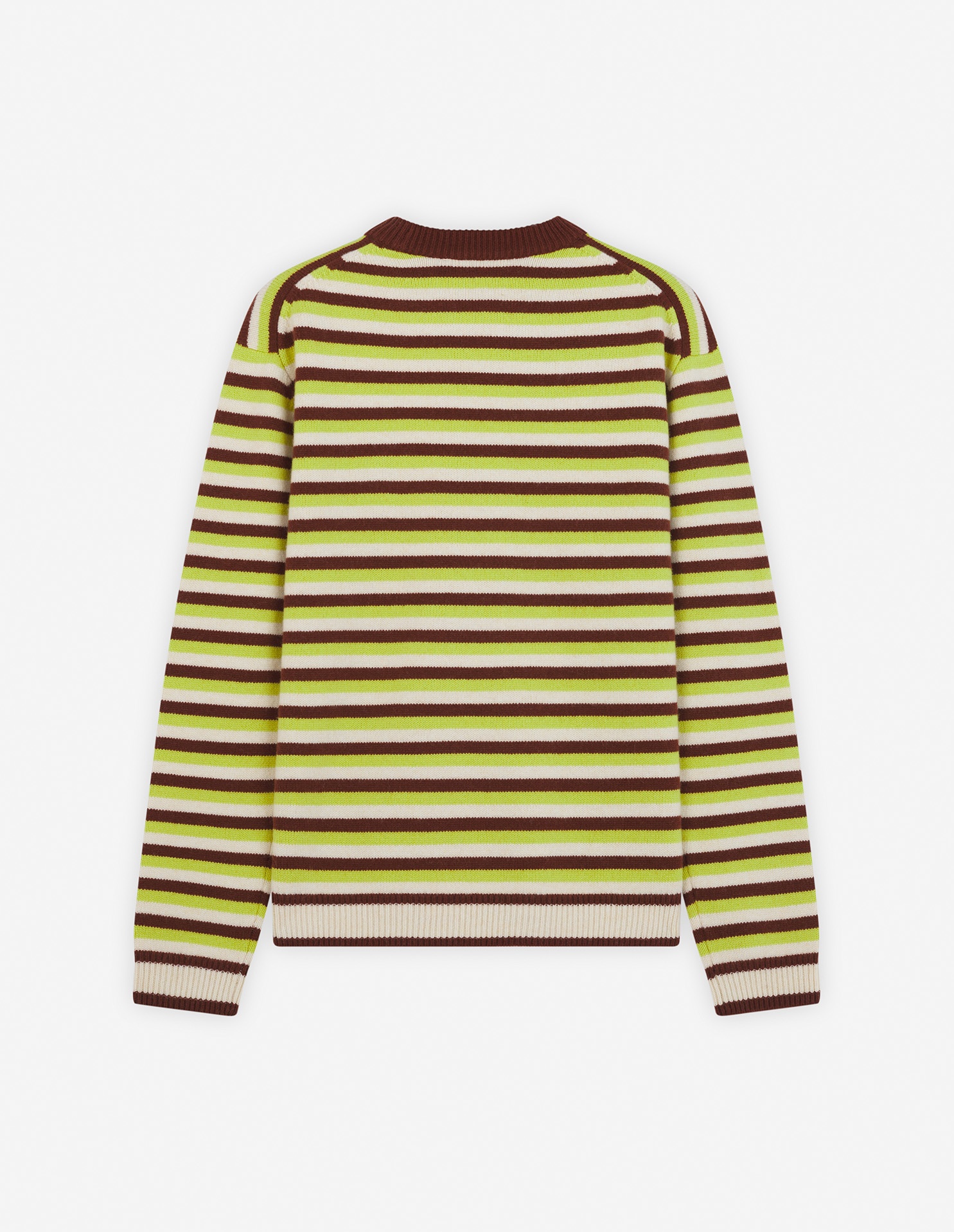 FOX HEAD INTARSIA STRIPED COMFORT JUMPER - 6