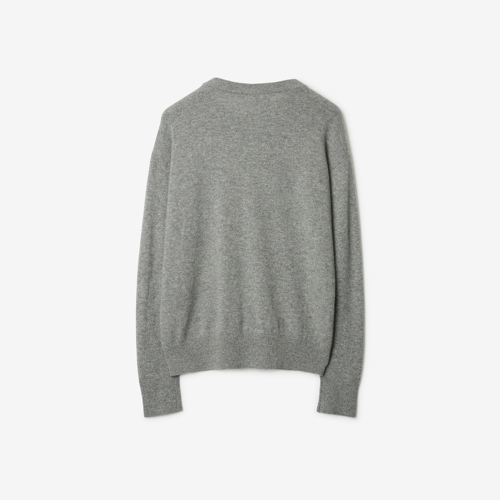 【送料&関税込】Burberry Wool And Cashmere Sweater EKD wool and cashmere sweater in white - Burberry | Mytheresa