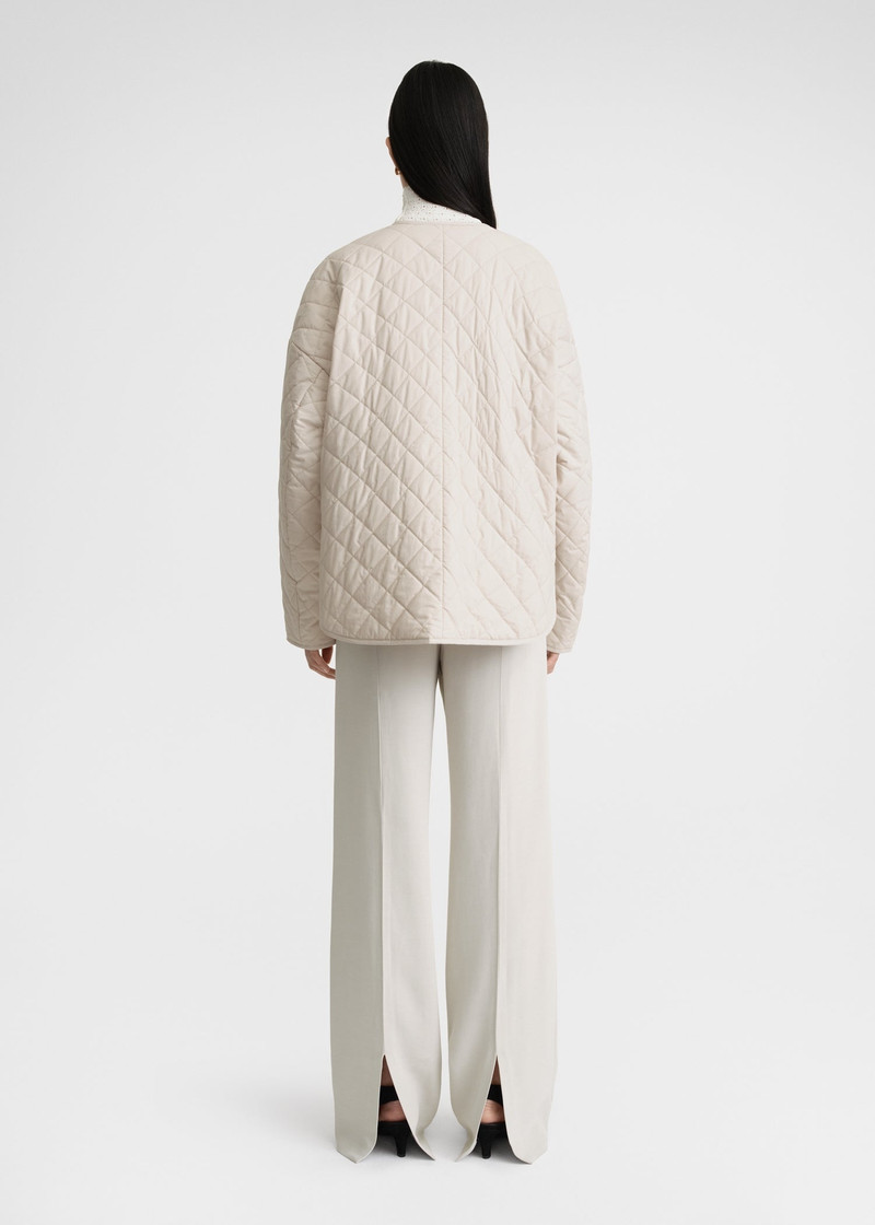 Quilted jacket pebble 4