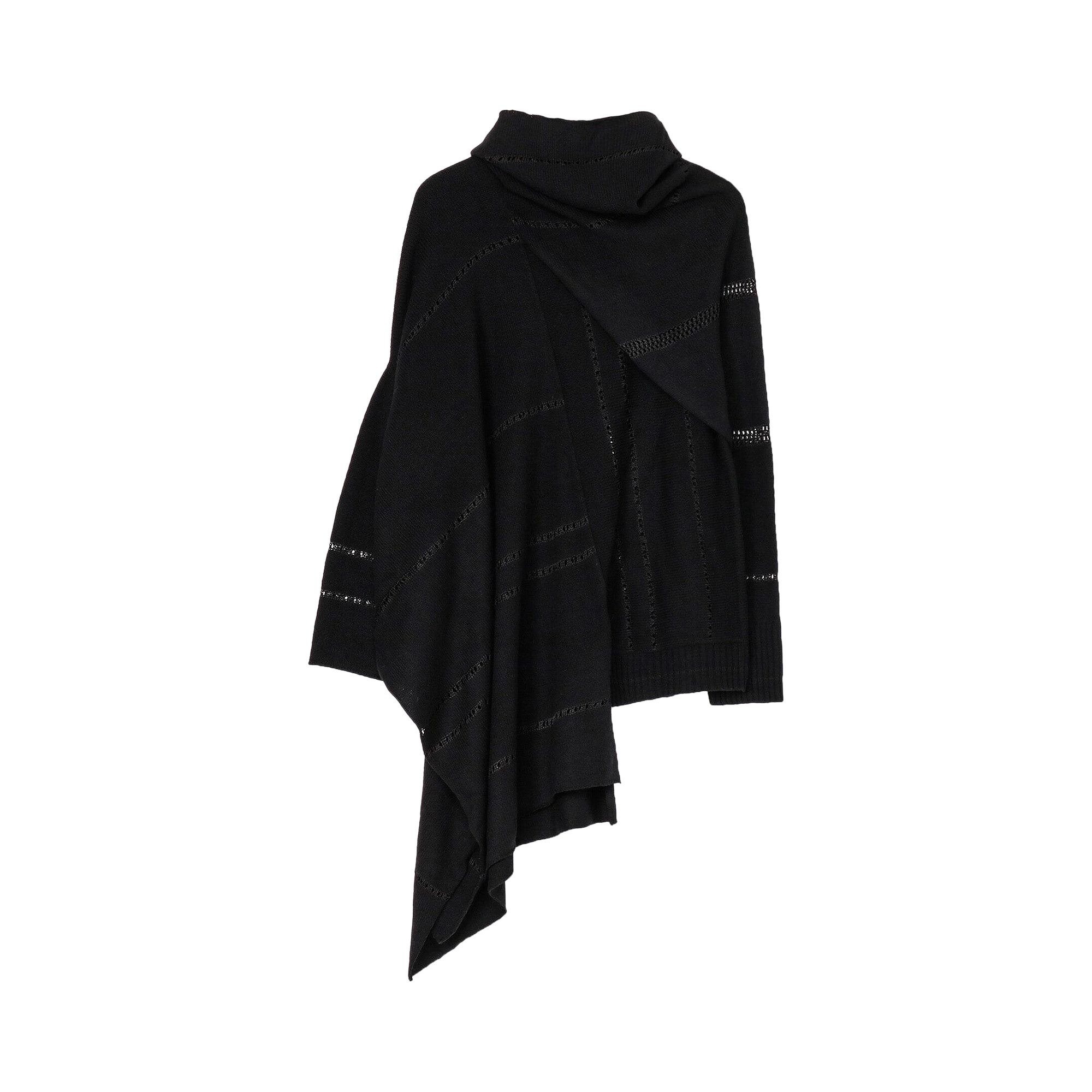 Yohji Yamamoto Asymmetry Flare Pull Over 'Black' - 1