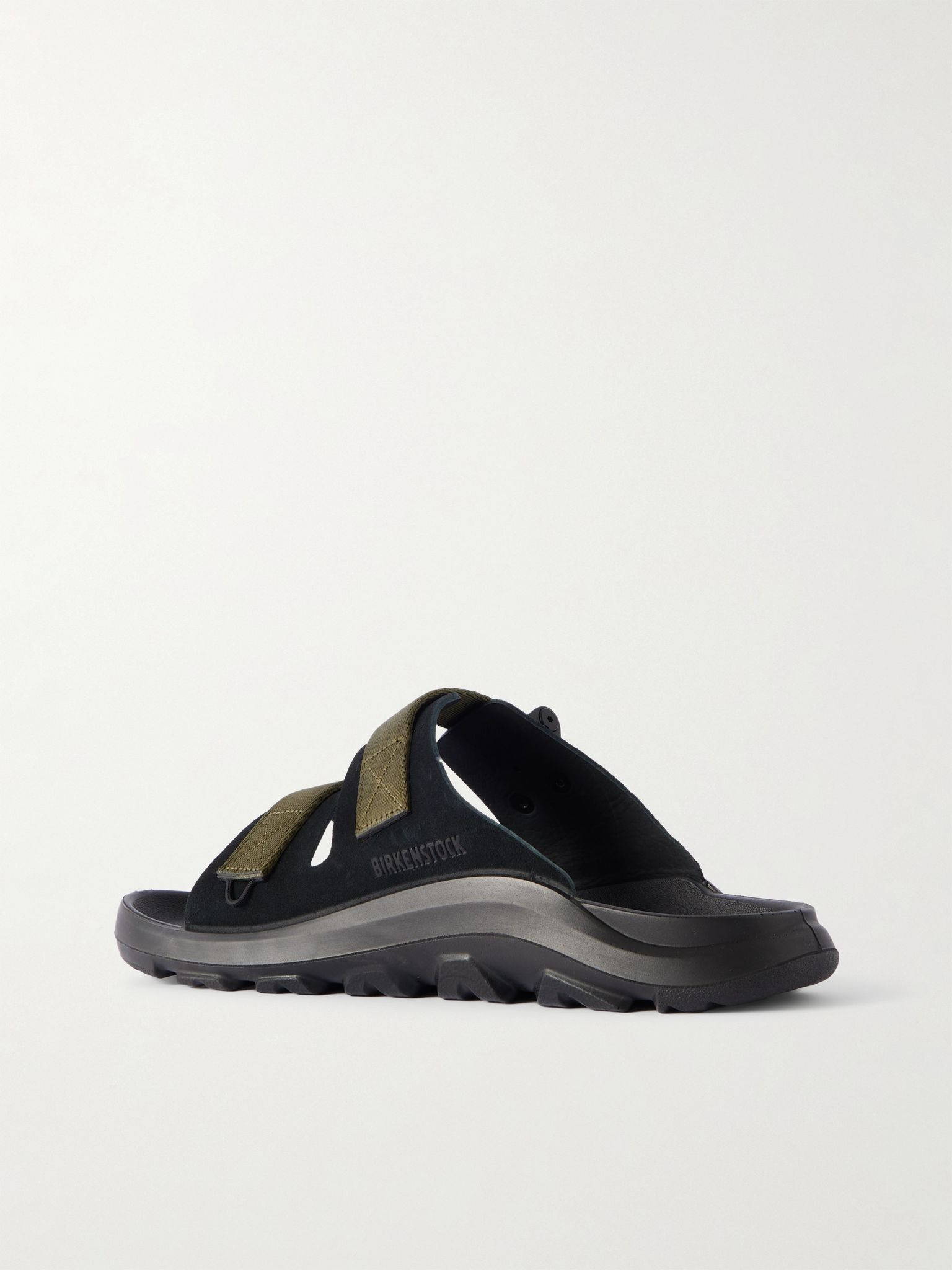 + Maharishi Mogami Terra Tech Suede Sandals Black - 4