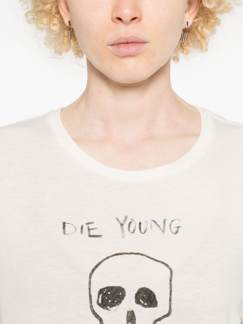 slogan-print T-shirt - 5