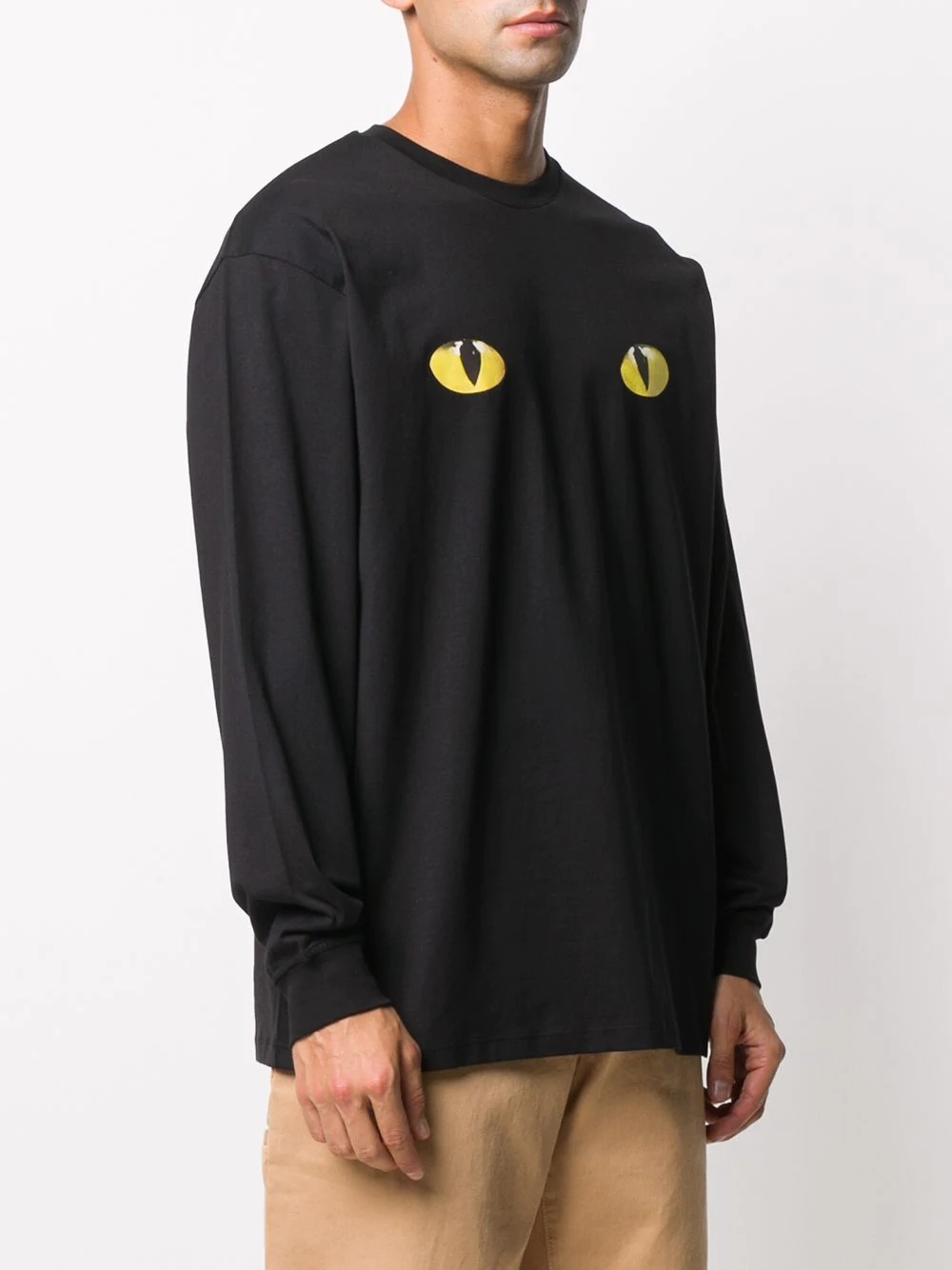 eyes print long-sleeve T-shirt - 3