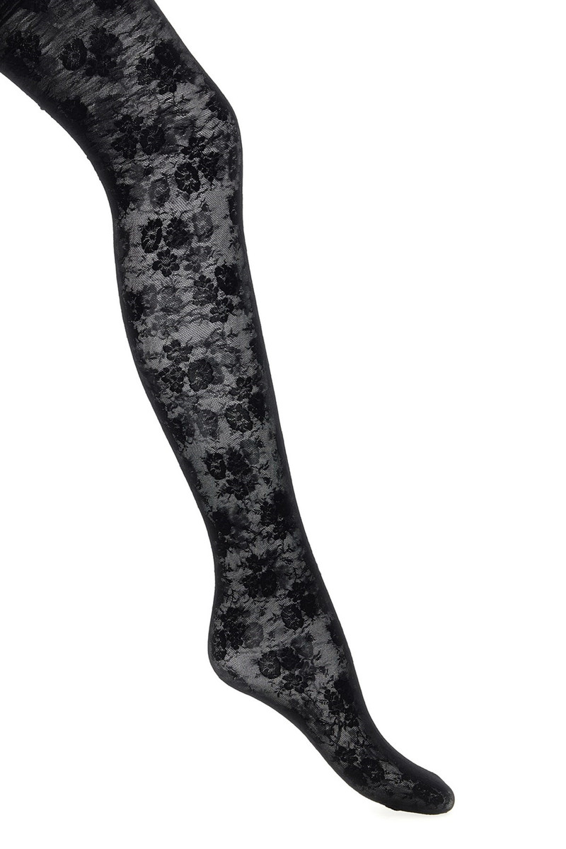 Valentino Garavani 'Chez Valentino' lace tights 1