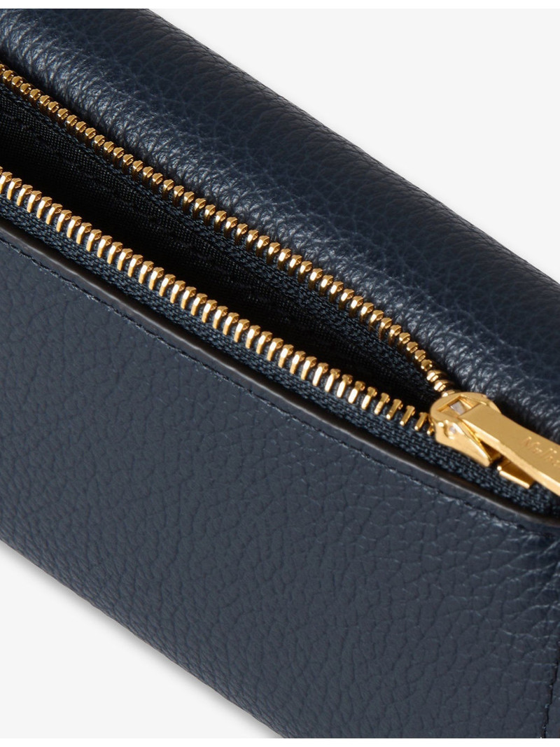 Mulberry Plaque-Embellished Grained-Leather Wallet outlook