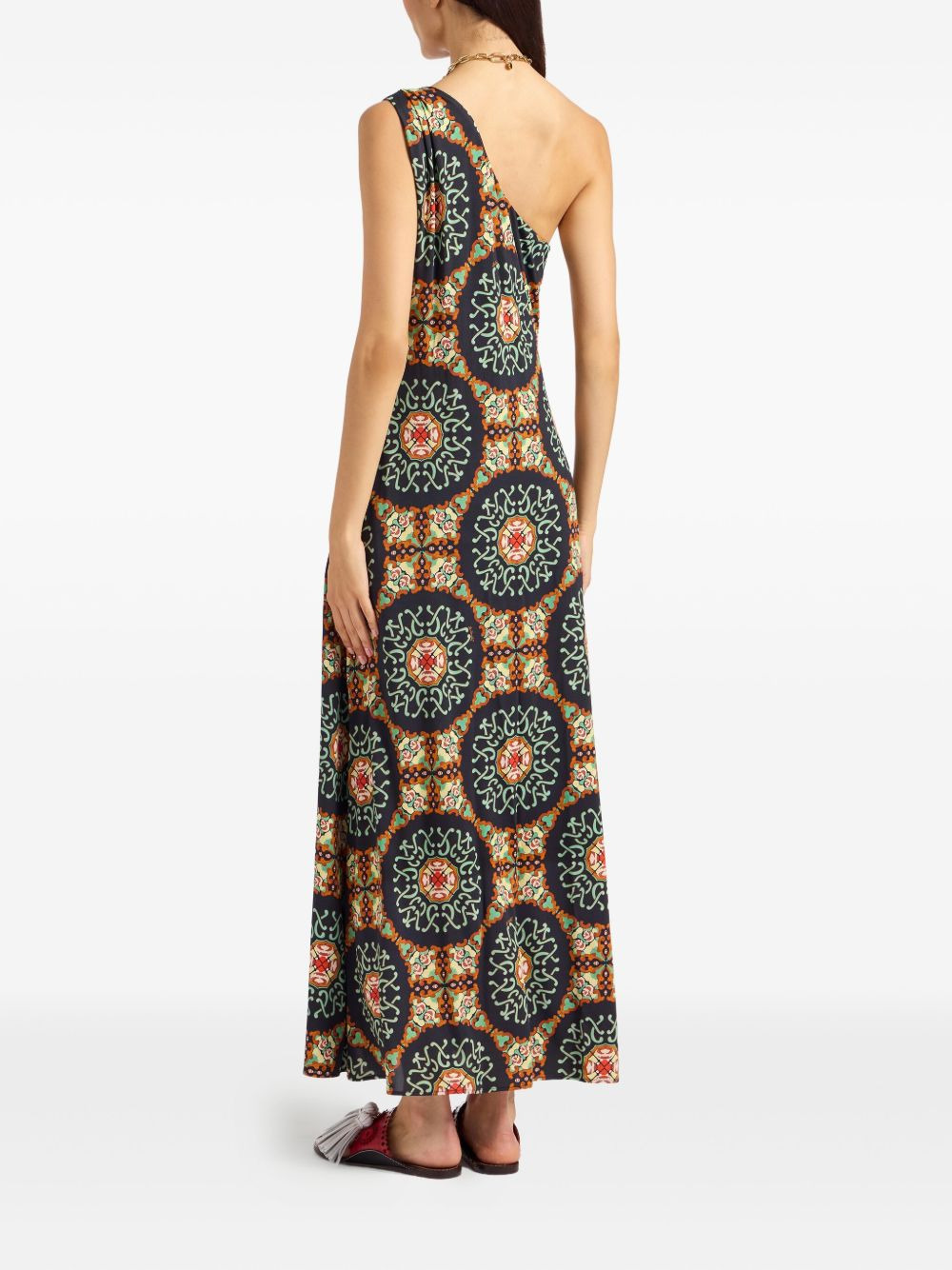 Clingy Roy one-shoulder maxi  dress - 4