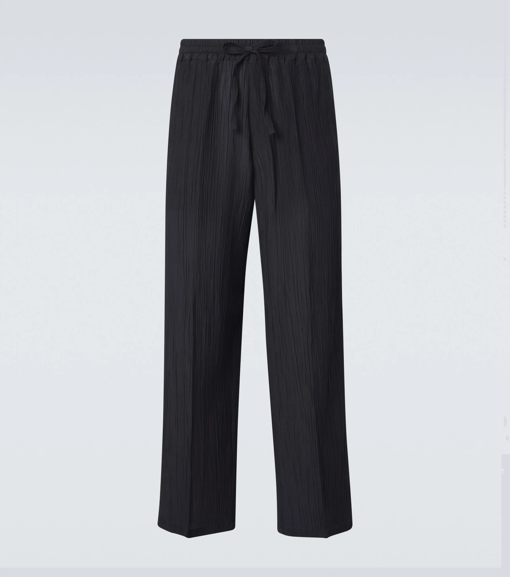 Julian linen and cotton straight pants - 1
