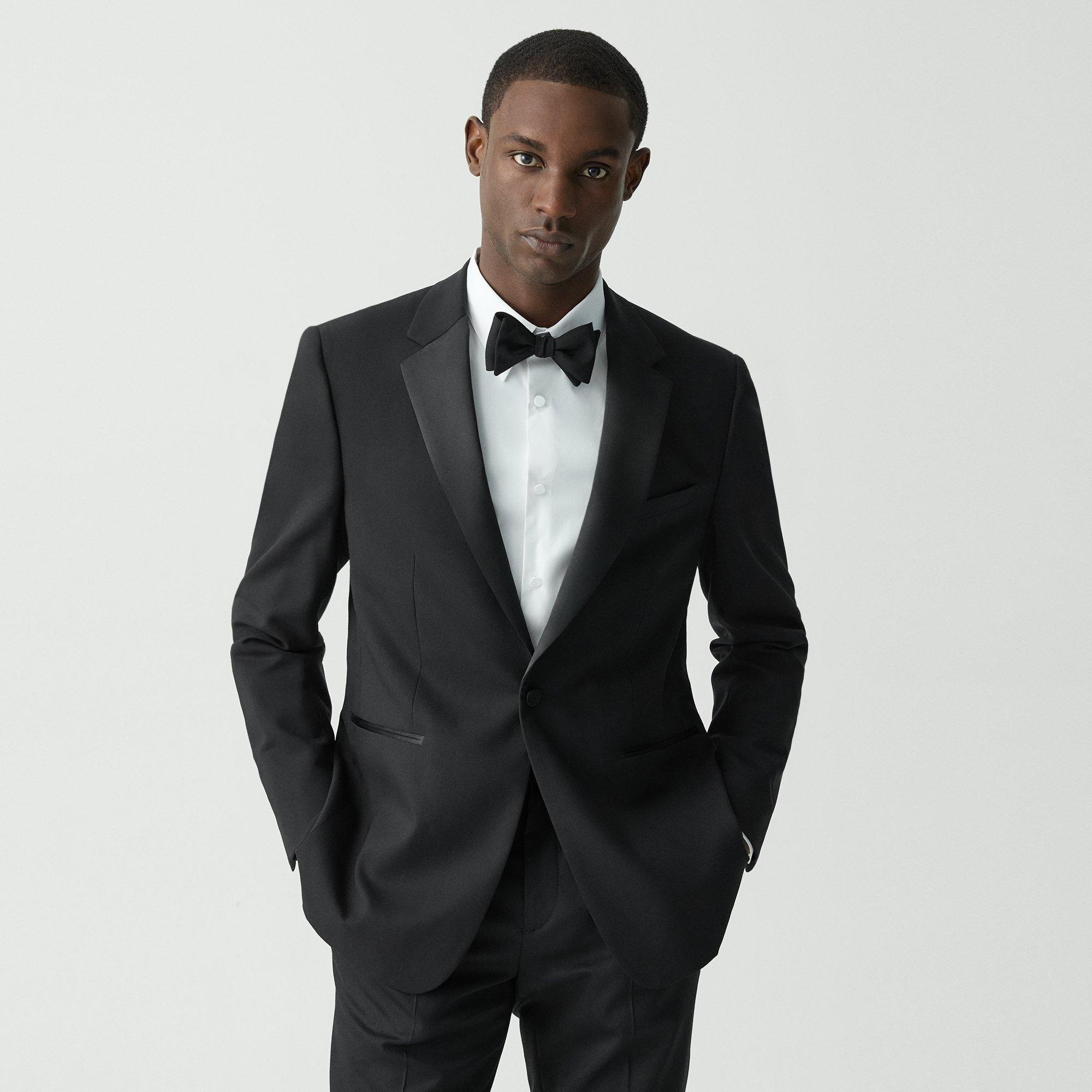 Chambers Tuxedo Blazer in Stretch Wool - 2