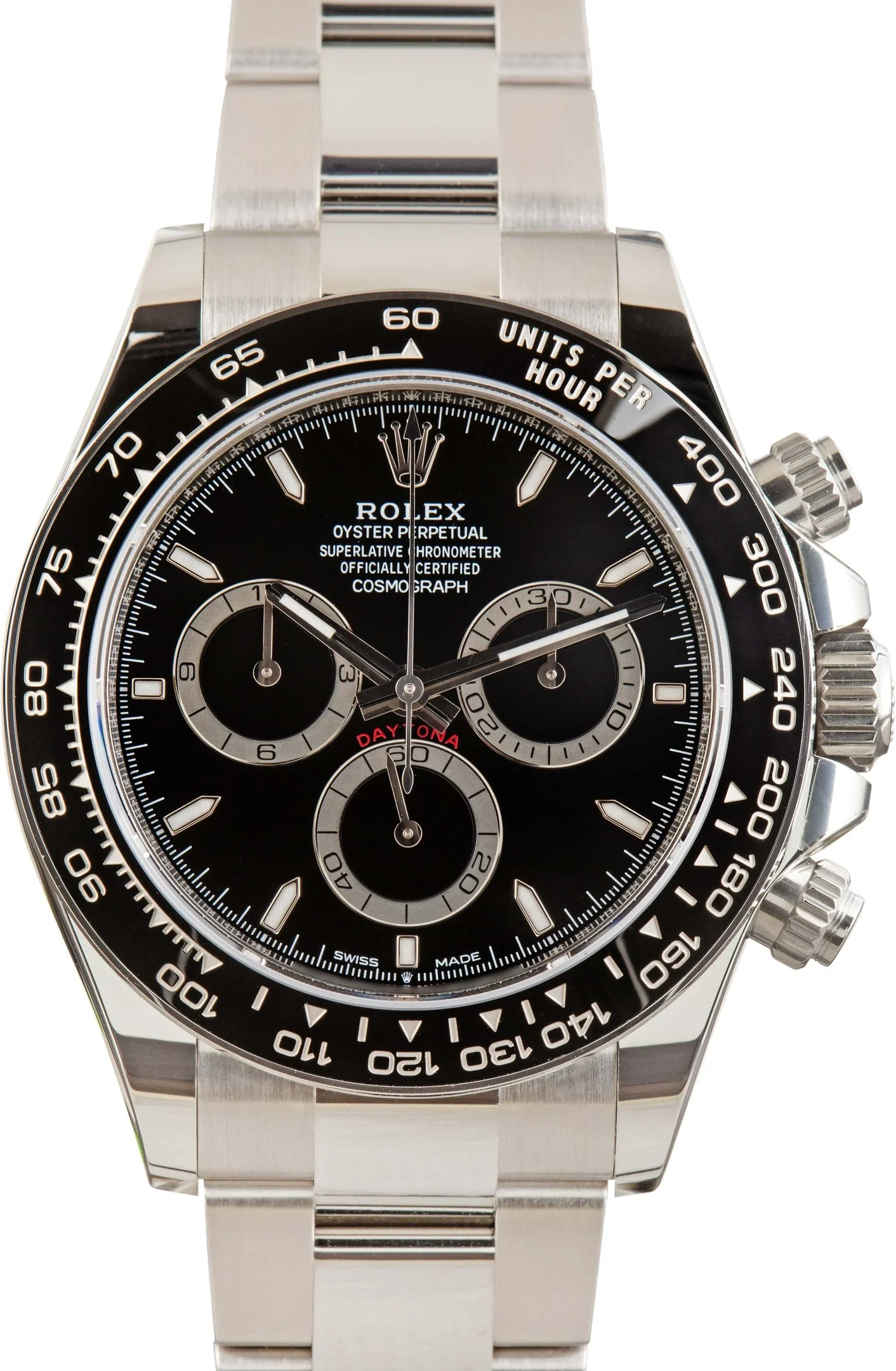 Used Rolex Daytona Black Dial 126500 Steel Oyster - 1