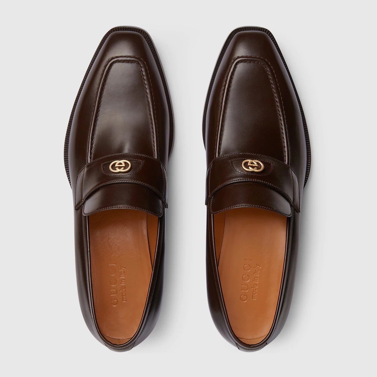 Men's loafer with Interlocking G - 3