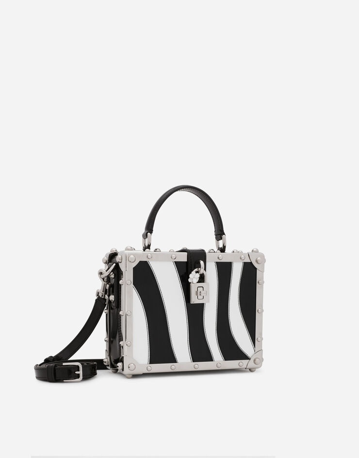 Patchwork zebra-design Dolce Box bag - 3