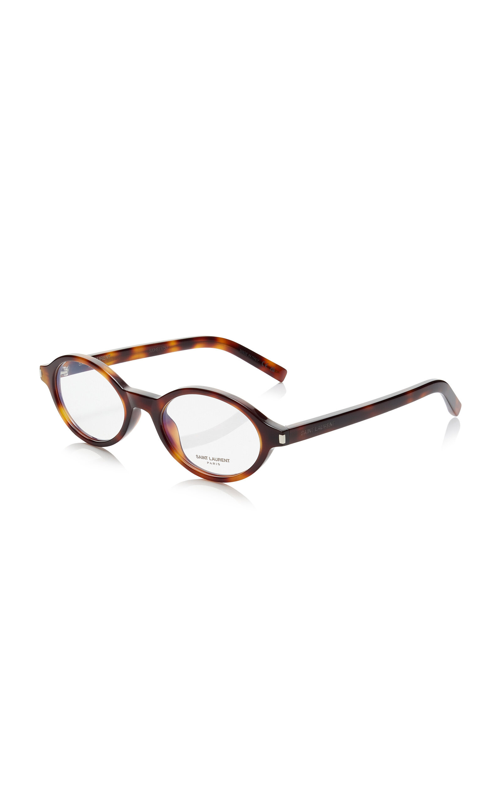 Jeanne Oval-Framed Acetate Glasses brown - 4