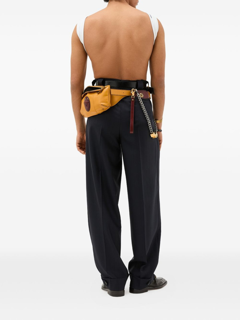 pinstripe wool twill oversized pants 3