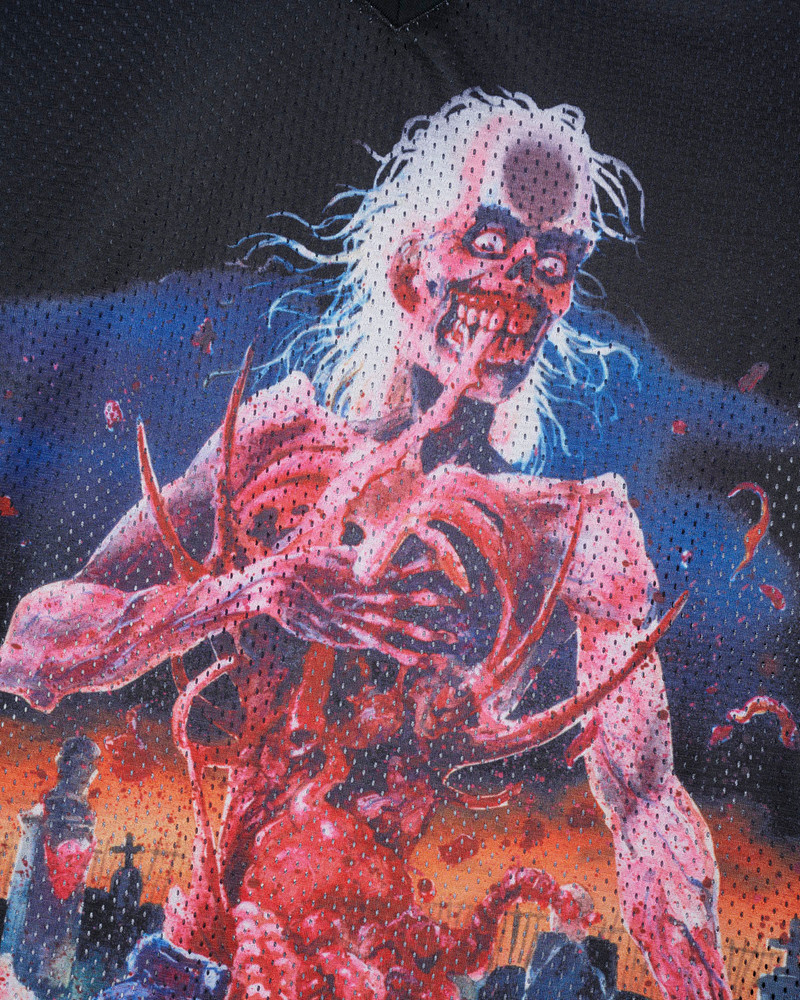 Brain Dead x Cannibal Corpse Football Jersey - Black 3