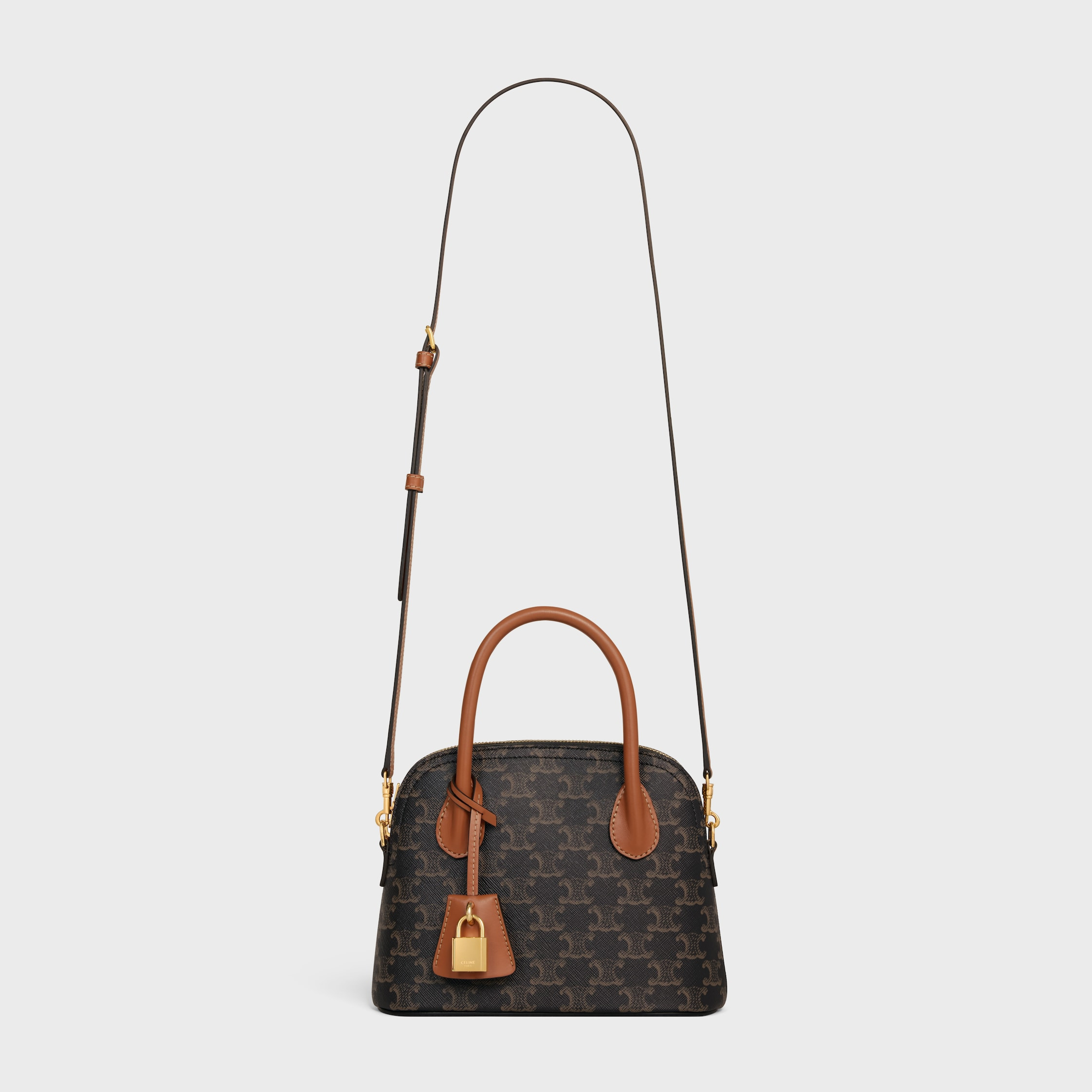 TEEN HONORINE BAG IN Triomphe Canvas and Calfskin - 5
