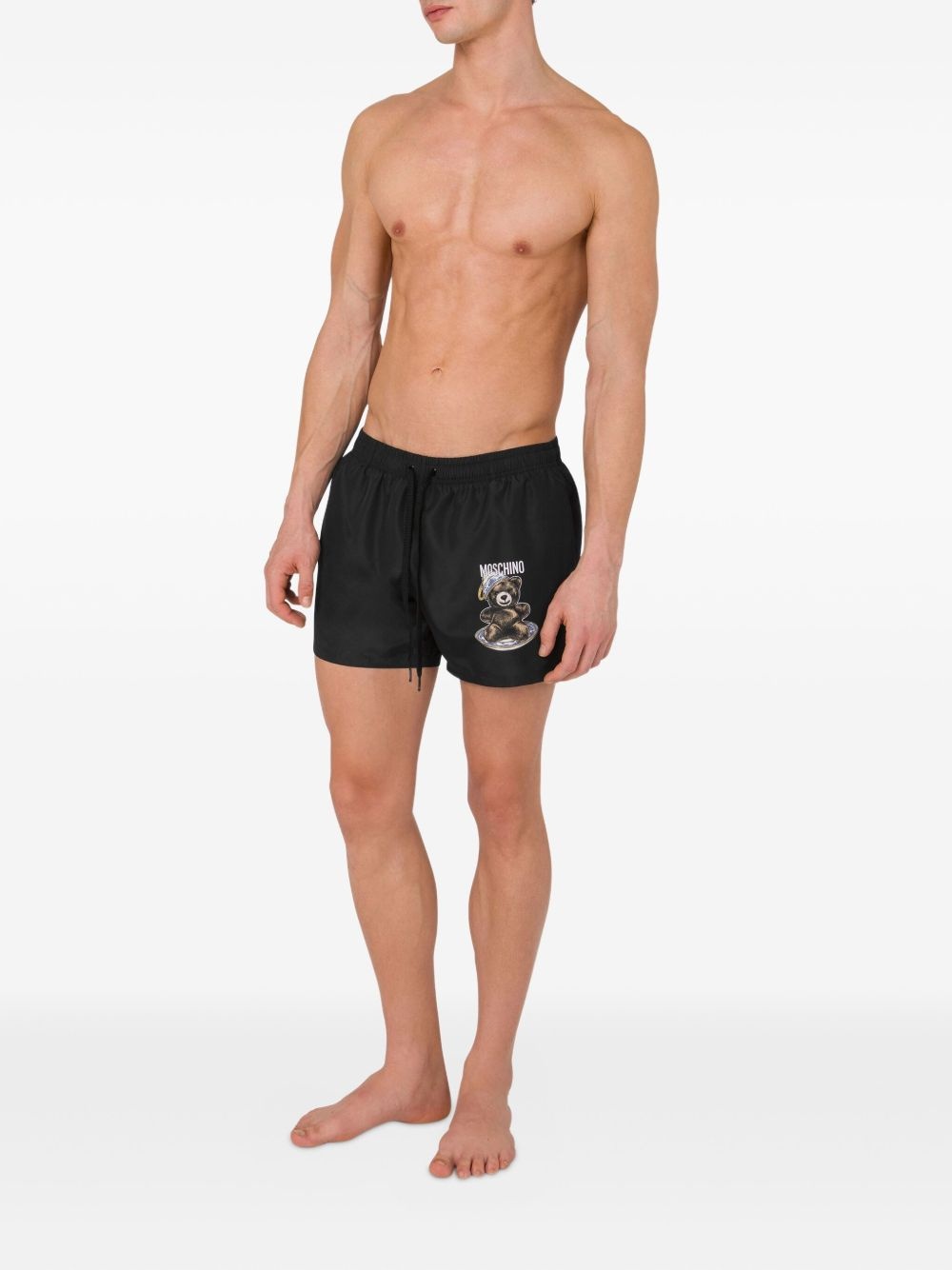 teddy bear-print swim shorts - 2