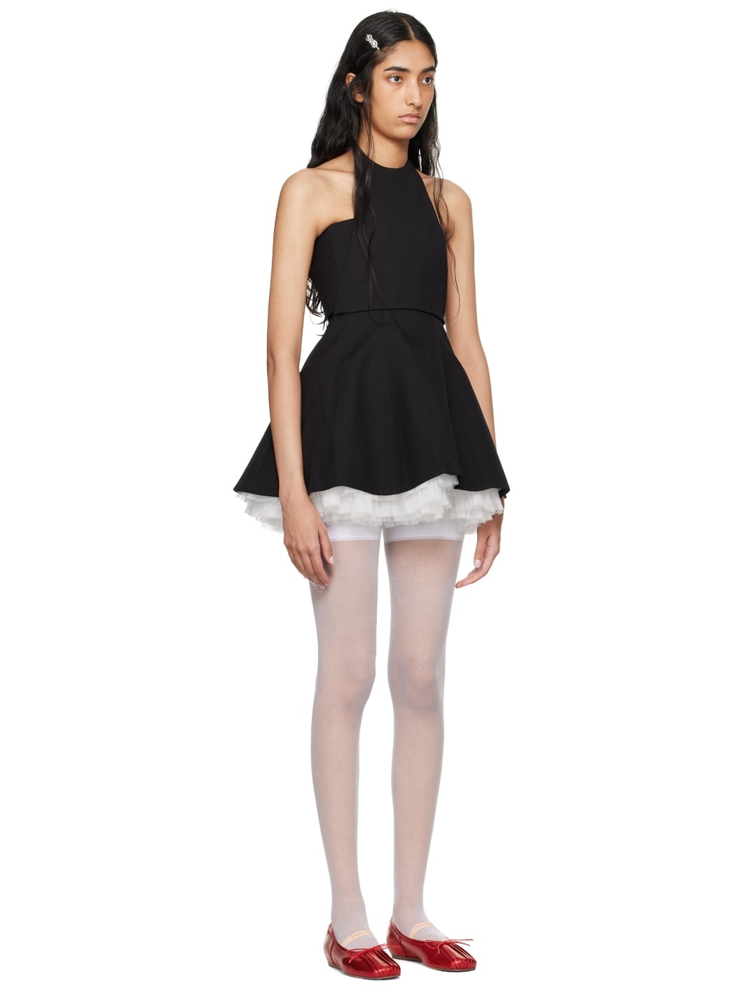 Black Two-Piece Minidress - 2