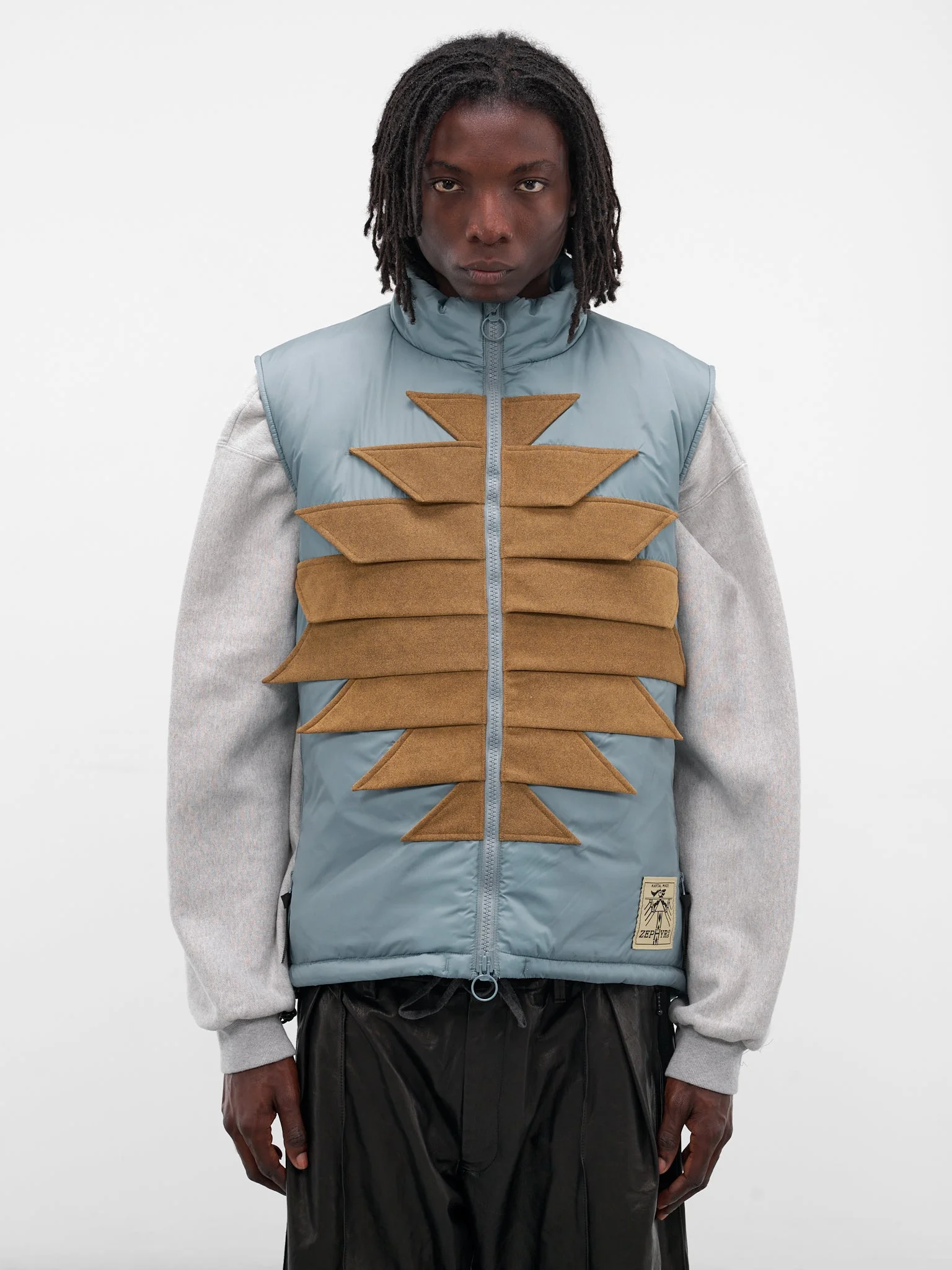 Blue Nylon Zepher Fishing Vest - 1