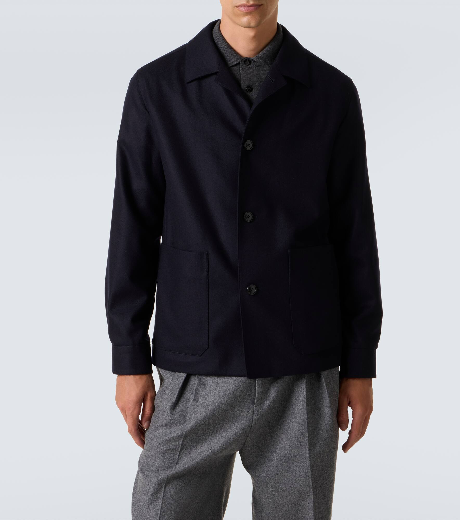 Wool overshirt - 3