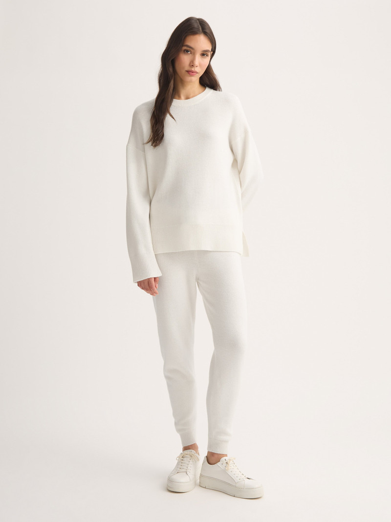 Derek Rose Women's Sweater Daphne Cashmere White outlook