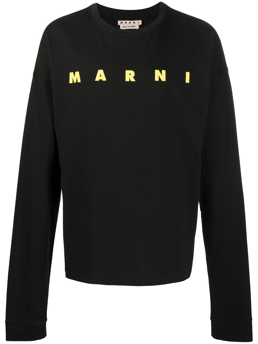 logo-print cotton sweatshirt - 1