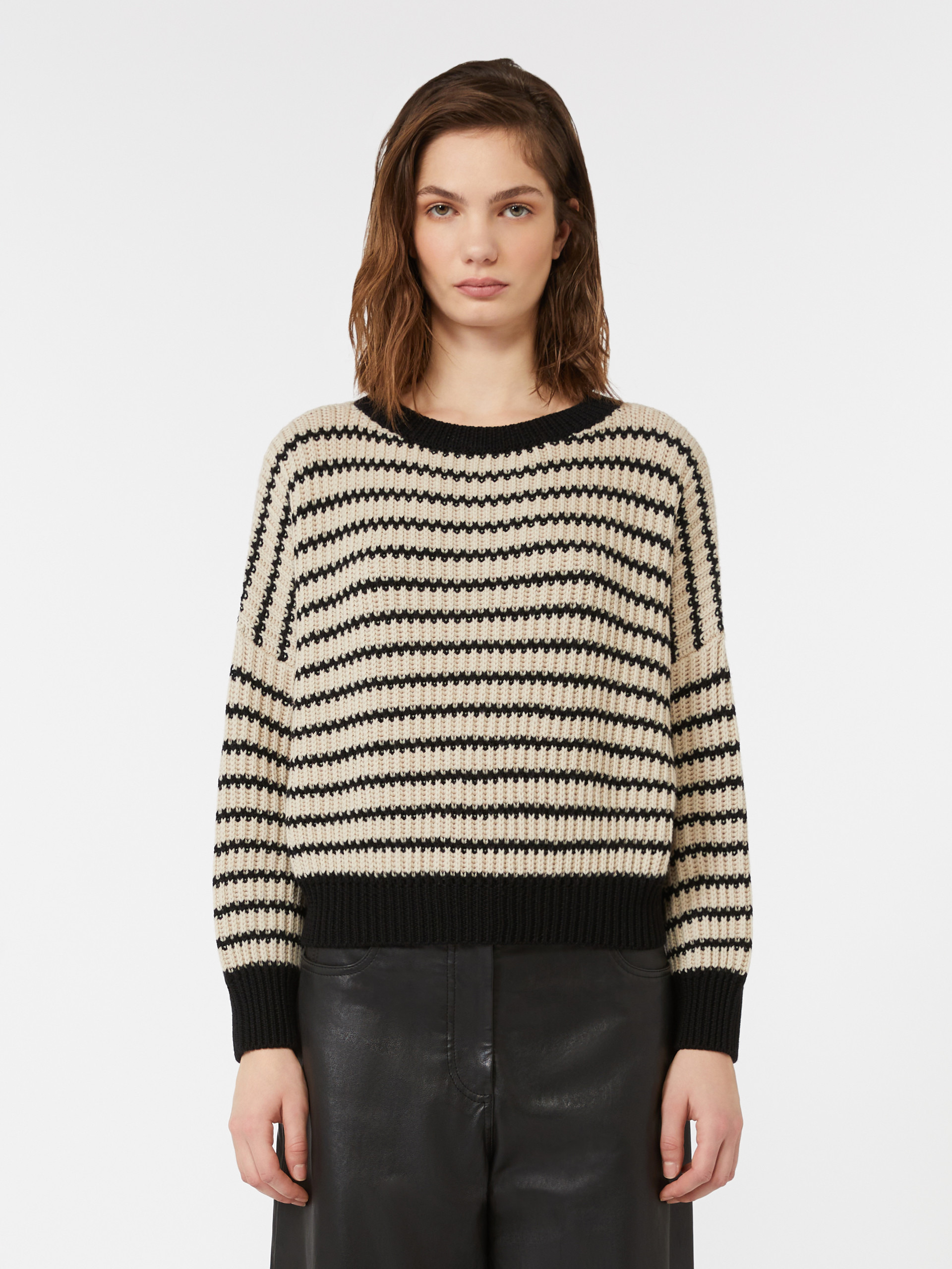 EZOR Cropped wool knit jumper - 3