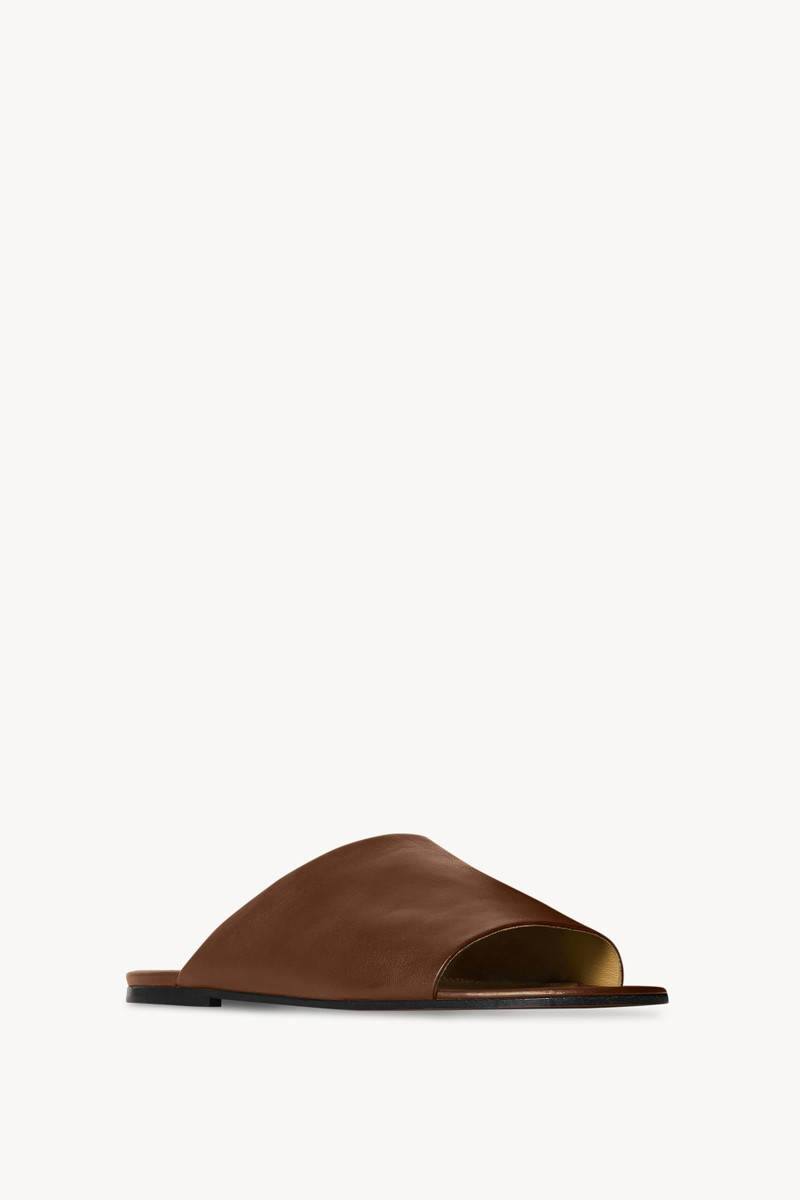 The Row Signum Slipper in Leather outlook