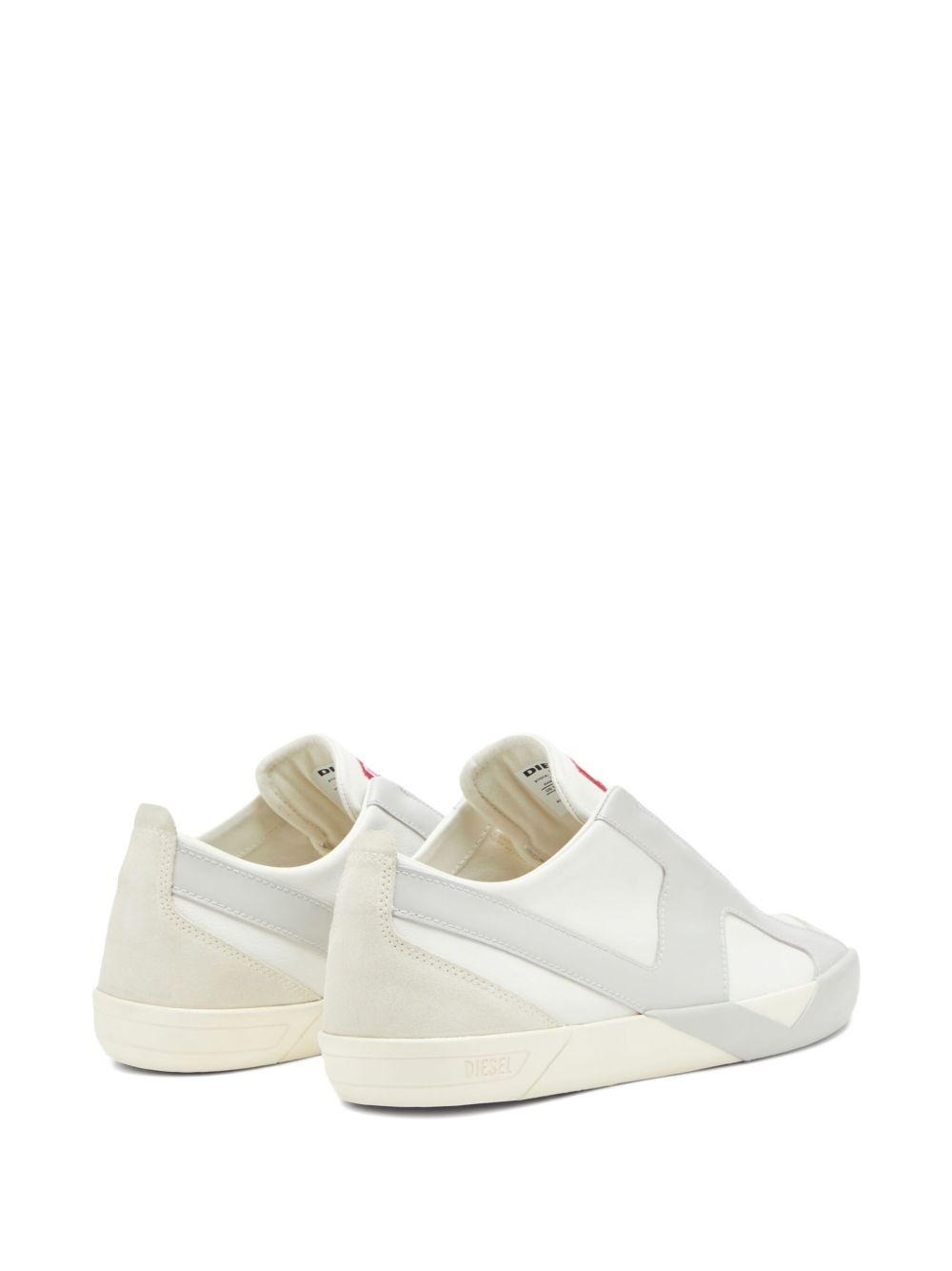 Slante leather sneakers - 3