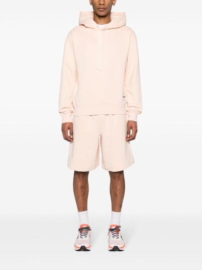 Jil Sander logo-patch cotton hoodie outlook