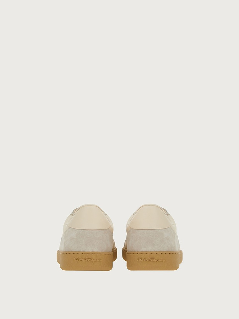 FERRAGAMO LOW SNEAKER WITH SIGNATURE outlook