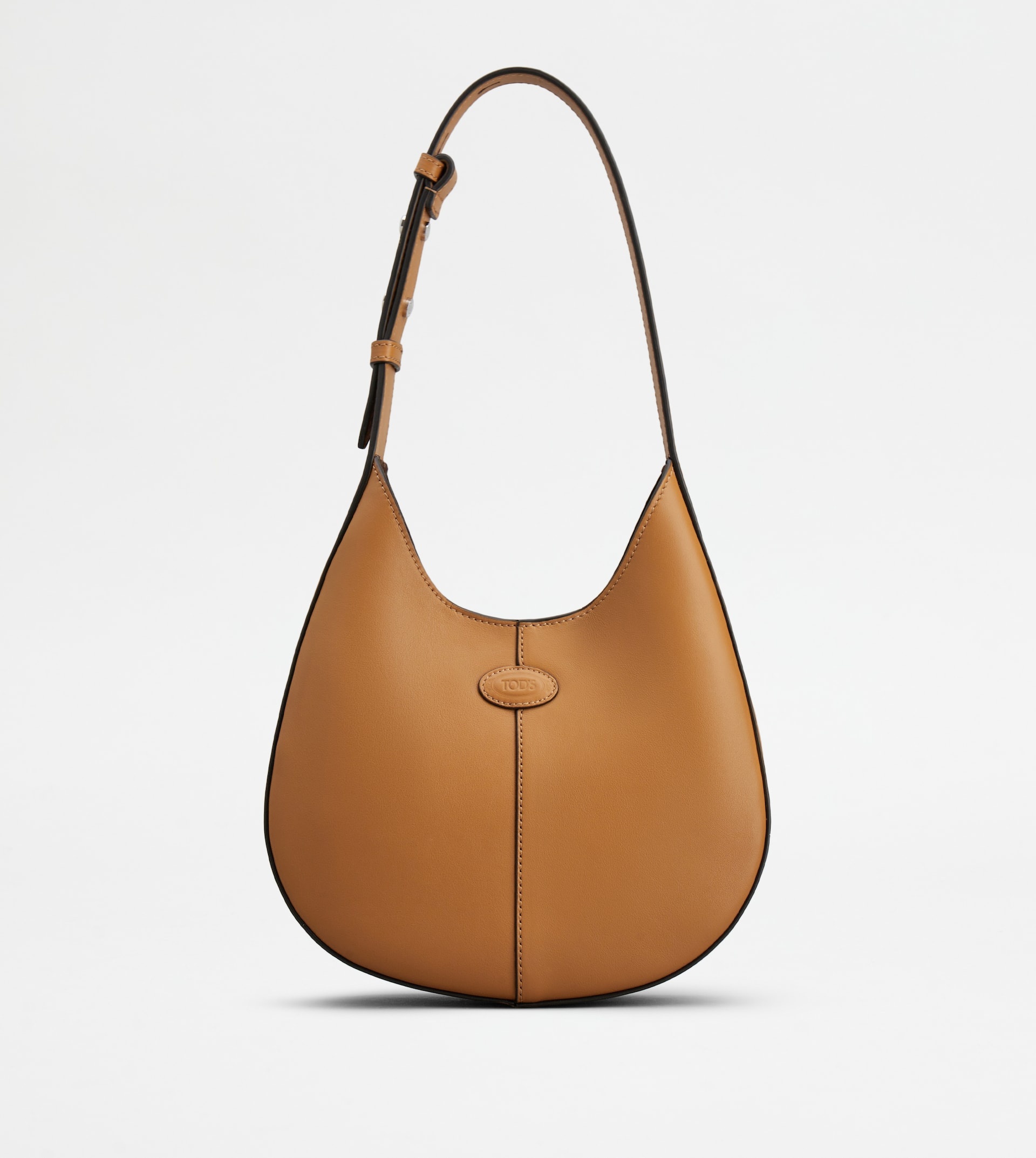 TOD'S DI BAG HOBO IN LEATHER MINI - BROWN - 1