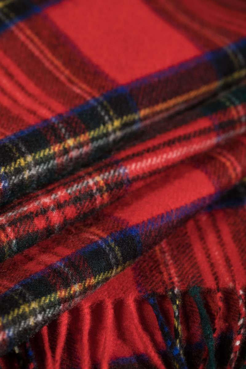 Tartan Cashmere Stole 3
