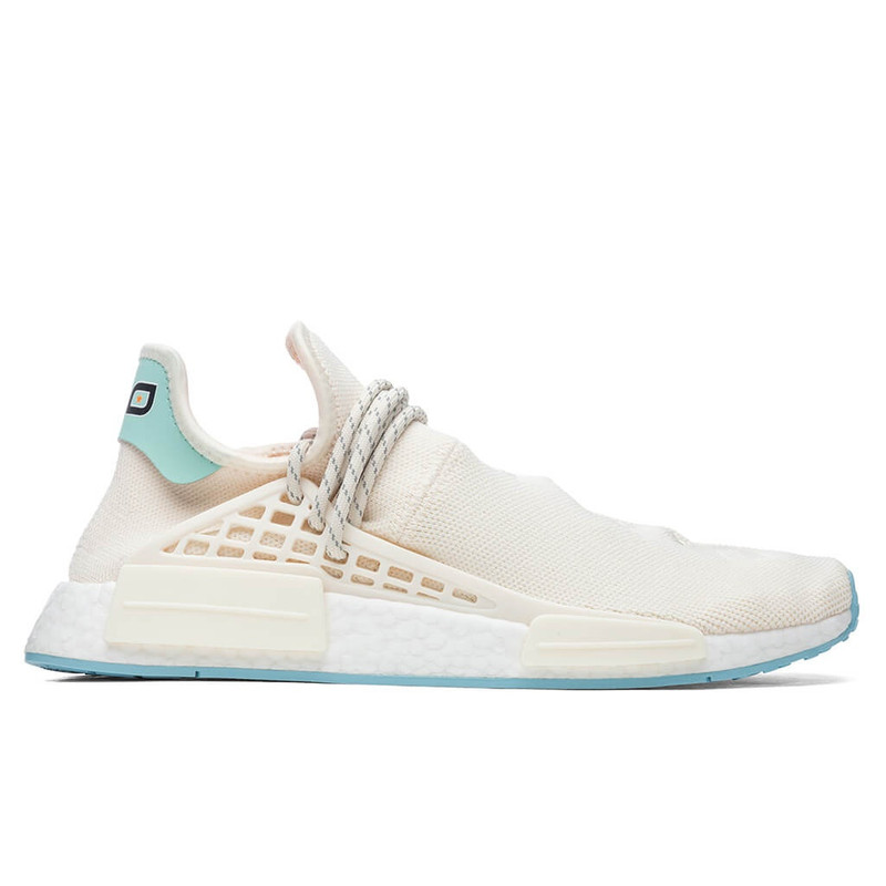 PHARRELL WIILLIAMS NMD HU 'N.E.R.D'- CHALK WHITE/GLOW ORANGE - 1