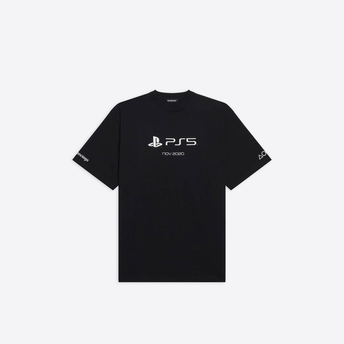 Playstation™ Boxy T-shirt in Black/white - 1