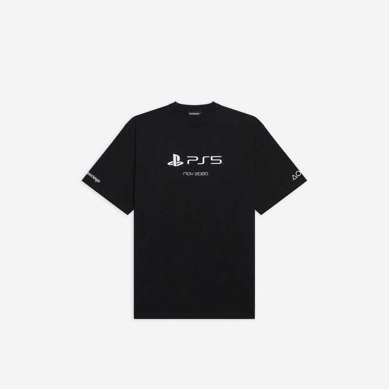 Playstation™ Boxy T-shirt in Black/white - 1