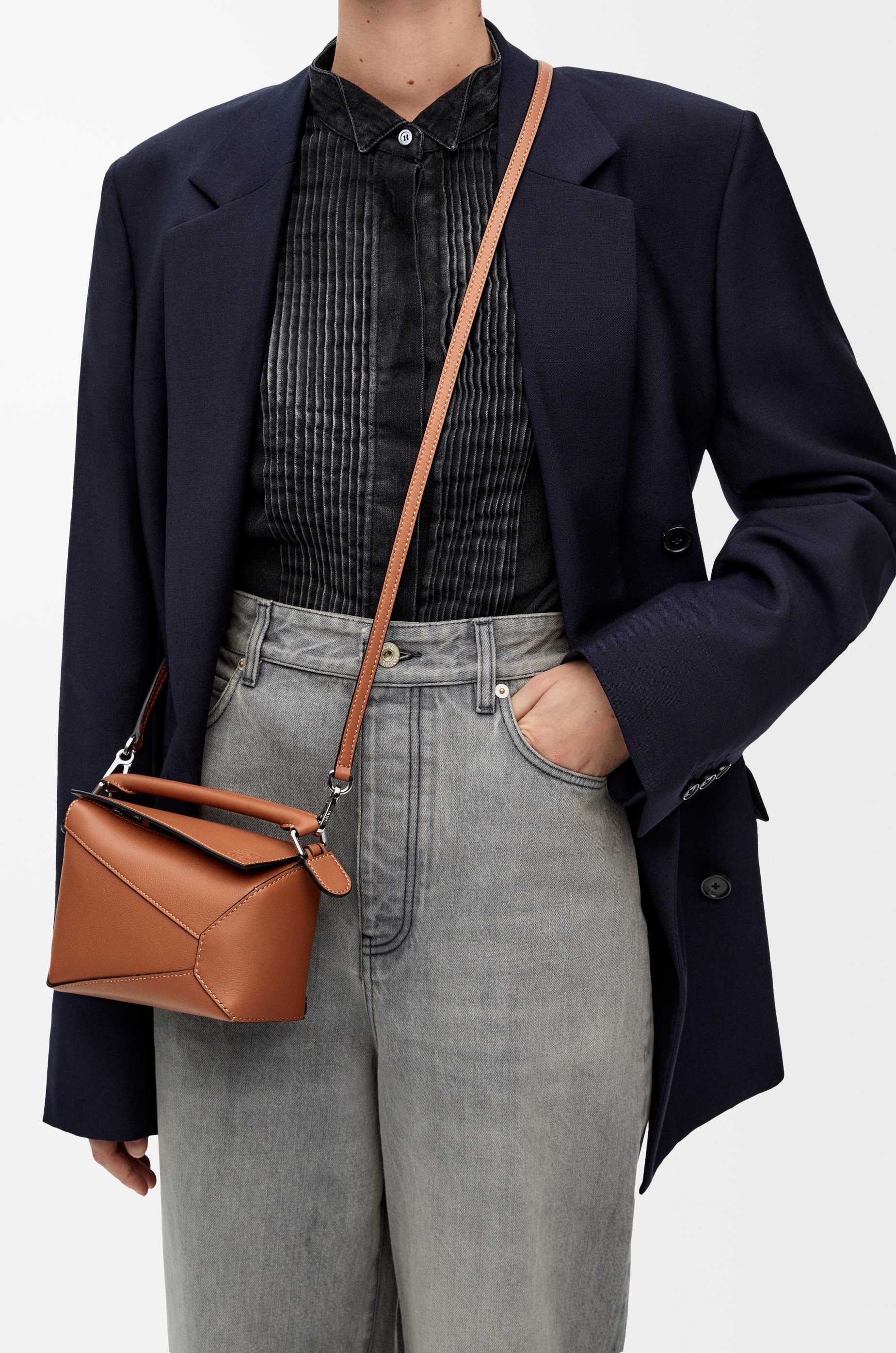Mini Puzzle bag in classic calfskin - 3