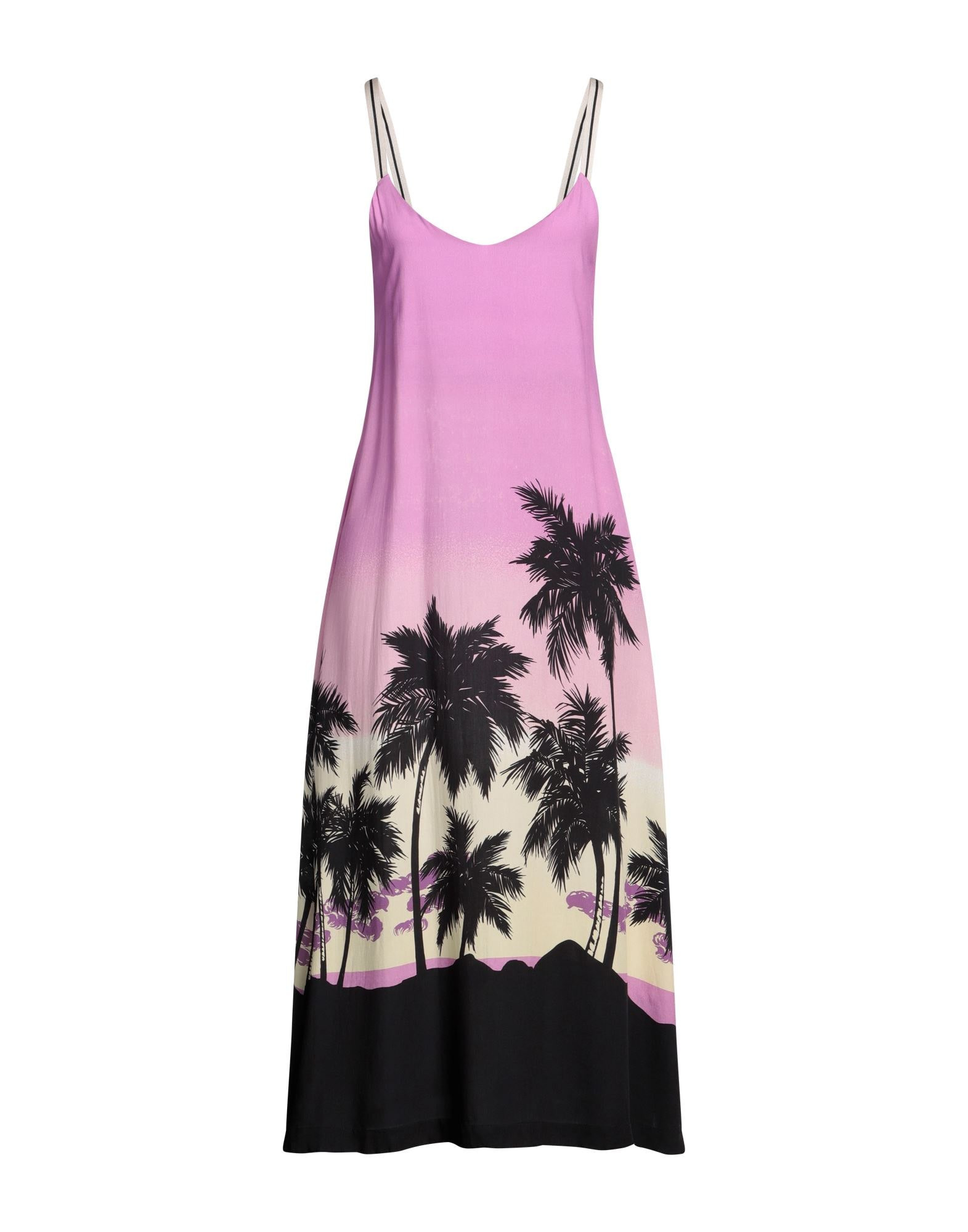 Pink Women's Midi Dress - 1
