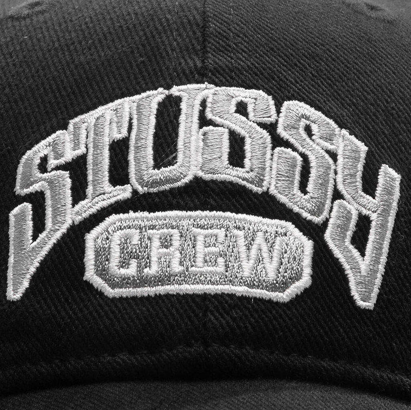Stüssy LP CREW STRAPBACK - BLACK outlook