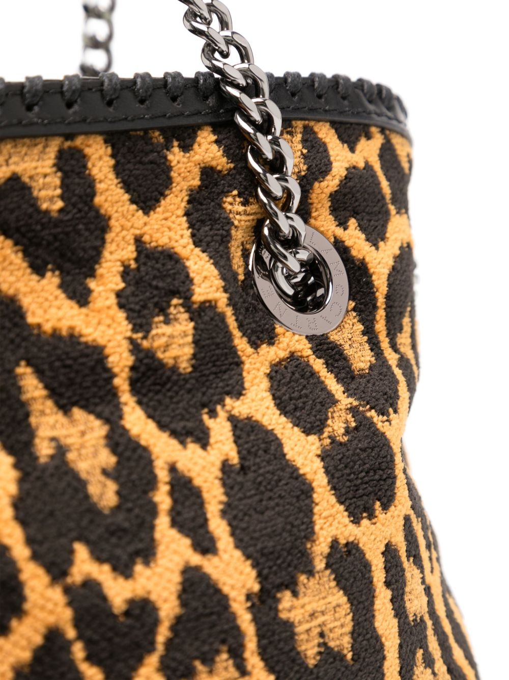 eco leopard bucket bag - 4