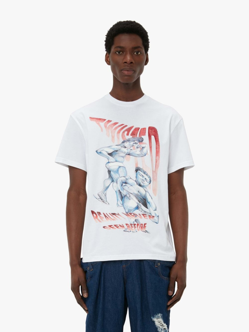 JW Anderson POL ANGLADA PRINT T-SHIRT outlook