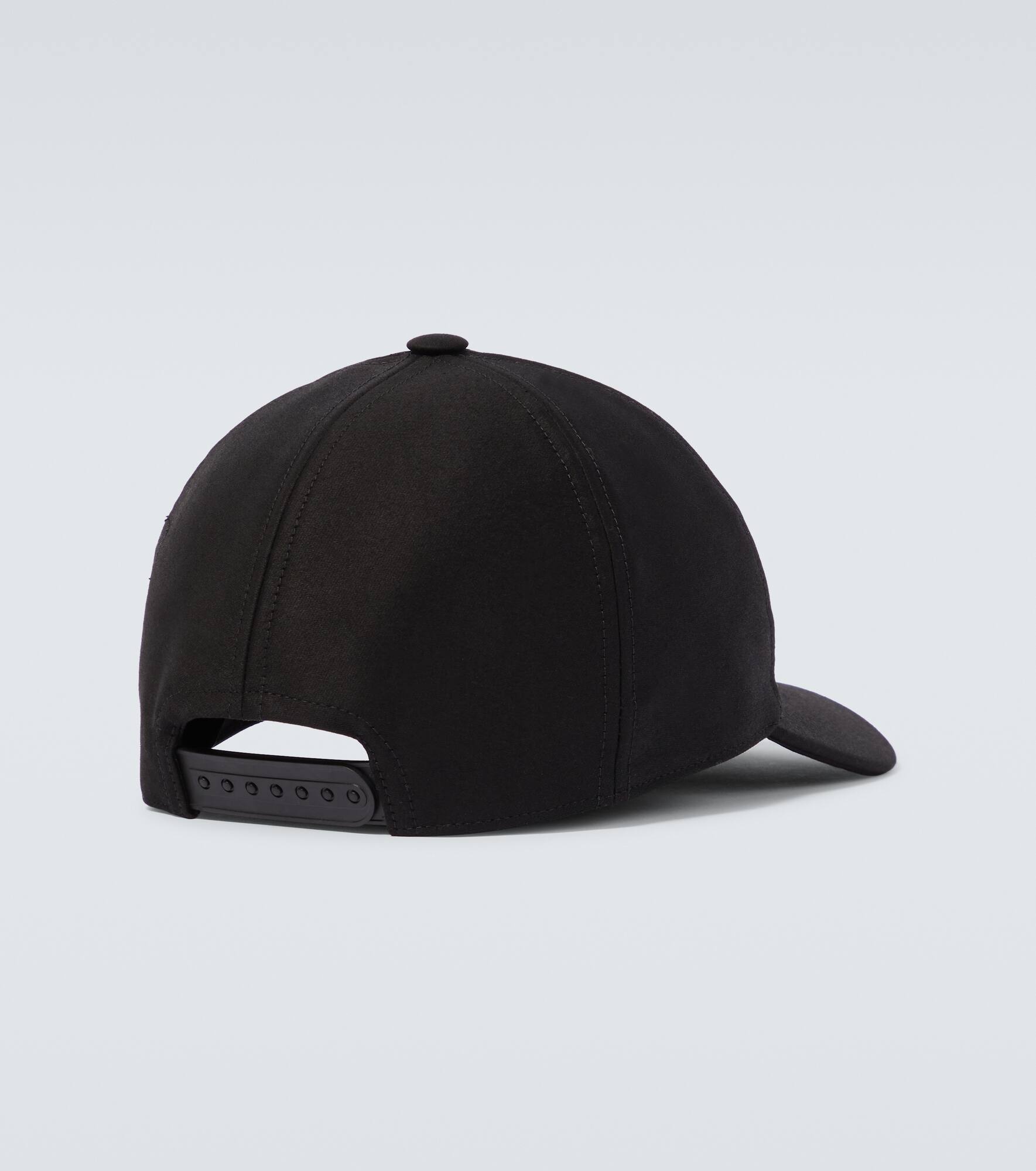 Logo cotton canvas baseball cap - 2