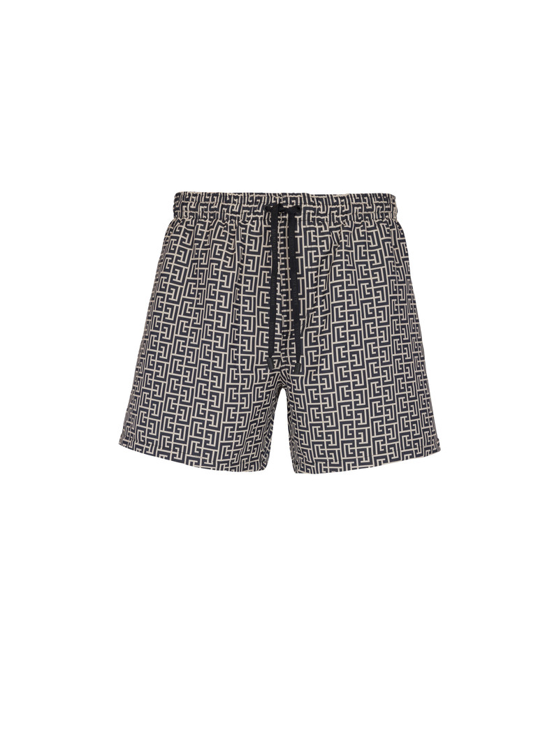 Printed PB Labyrinth swim shorts 1