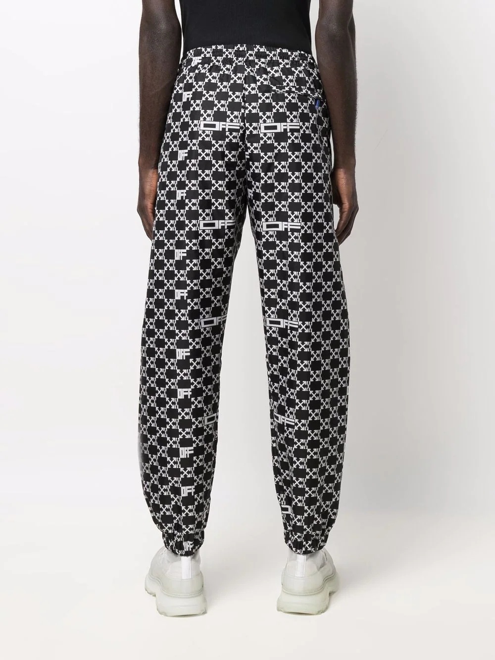 all-over logo track pants - 4