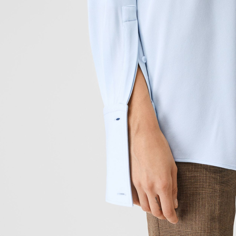 Sash Detail Jersey Oversized Shirt 4